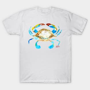 Blue Crab without splats by Jan Marvin T-Shirt